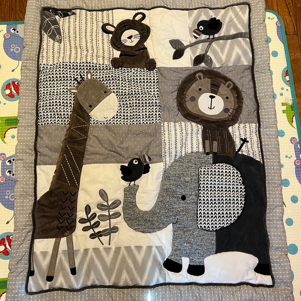 Boys nursery Safari bedding set